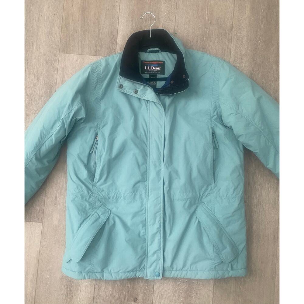 L.L. Bean Light Blue Jacket - Picture 2 of 7